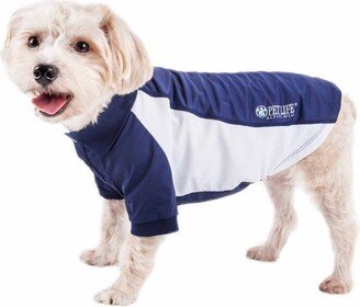 Active Barko Pawlo Relax-Stretch Wick-Proof Dog Polo T-Shirt - Navy - L