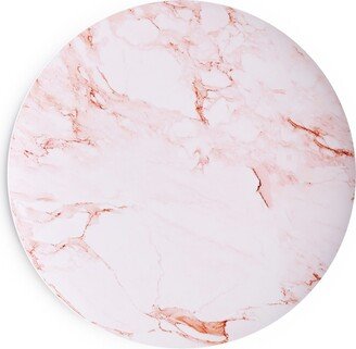 Salad Plates: Marble - Blush Salad Plate, Pink