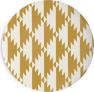 Salad Plates: Tribal - Gold Salad Plate, Yellow