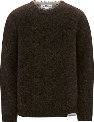 x APC logo-patch wool jumper