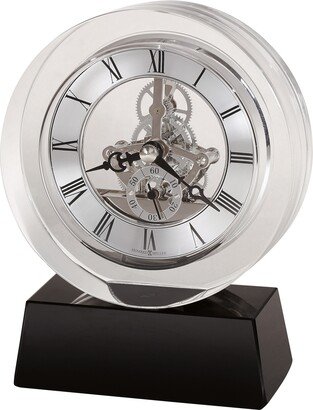 Fusion, Contemporary Modern, Glam, and Sleek Table Clock with Movements, Reloj de Mesa