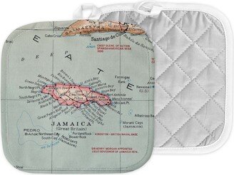 Jamaica Map Hot Pad - Pot Holder Kitchen Airbnb