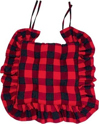 Franklin Black and Red Plaid Chairpad