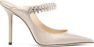 Bing 100 champagne glitter mules