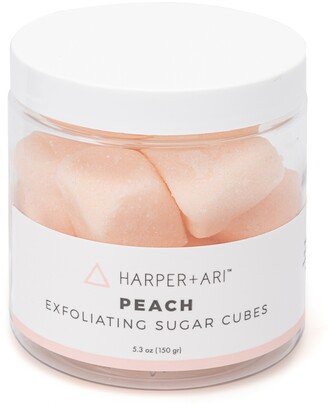 Harper + Ari Peach Exfoliating Sugar Cubes, 5.3-oz.