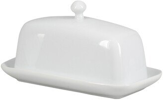 Covered Butter Dish with Knob Lid