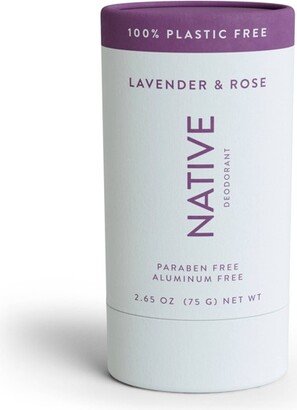 Plastic Free Lavender and Rose Deodorant - 2.65oz