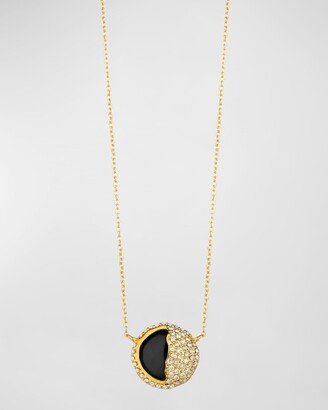 Syna Cosmic Eclipse Black Onyx Necklace