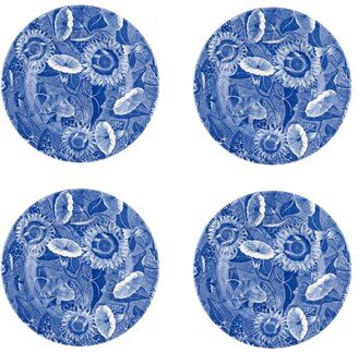 Blue Room Sunflower Salad Plates, Set of 4