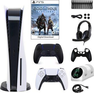 Sony PlayStation 5 Core Console with God of War: Ragnarok with Accessories and DualSense Controller in Black