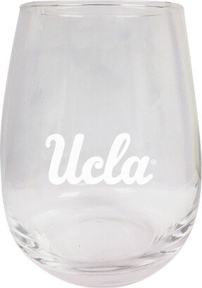 Ucla Bruins Etched Stemless Wine Glass 9 Oz 2-Pack