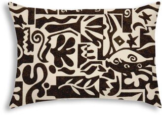 Joita Home AMPHORA Black Indoor/Outdoor Pillow - Sewn Closure - N/A