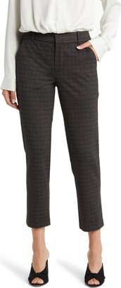 'Ab'Solution Houndstooth High Waist Ankle Straight Leg Pants