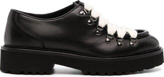 Leather Lace-Up Shoes-AB