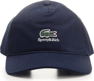 Logo Embroidered Curved Peak Cap-AC