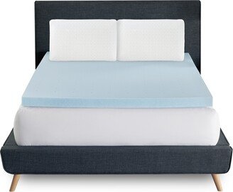 BodiPEDIC Classics 3 Memory Foam Topper and 2-Pack Pillow Bedding Bundle, Queen