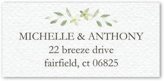 Address Labels: Greenery All Around Address Label, White, Address Label, Matte