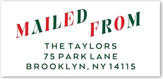 Address Labels: Colorful Headline Address Label, White, Address Label, Matte