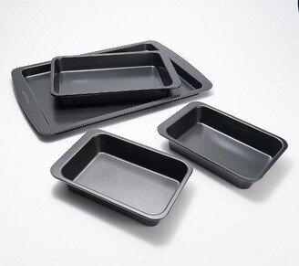 Blue Jean Chef 4-Piece Sheet Pan Dinner Set Refurbished Gray