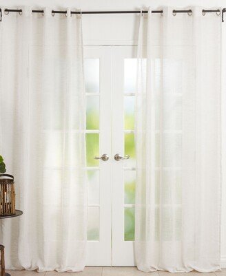 Saro Lifestyle Linen Window Sheer, 108