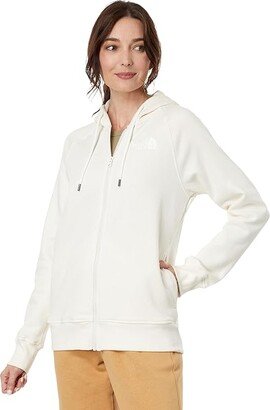 Brand Proud Full Zip Hoodie (Gardenia White) Women's Clothing