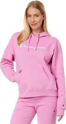 Powerblend(r) Relaxed Hoodie (Spirited Pink) Women's Clothing