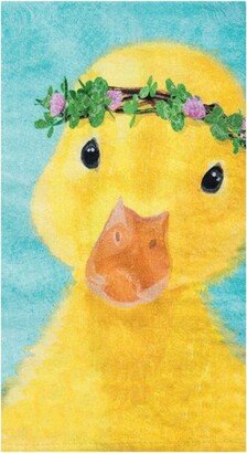 Clover Duckling Printed Cotton Flour Sack Kitchen Towel