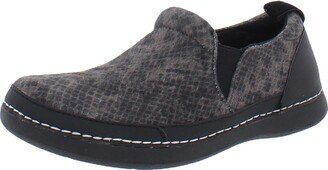 Axis Womens Faux Suede Lifestyle Slip-On Sneakers