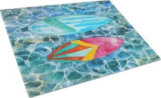 BB5366LCB Surf Boards On The Water Glass Cutting Board