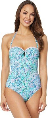 Jagger One-Piece (Surf Blue Soleil It On Me) Women's Swimsuits One Piece