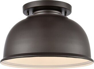 Artistic Home & Lighting Artistic Home Cedar Park 13In Wide 1-Light Outdoor Flush Mount