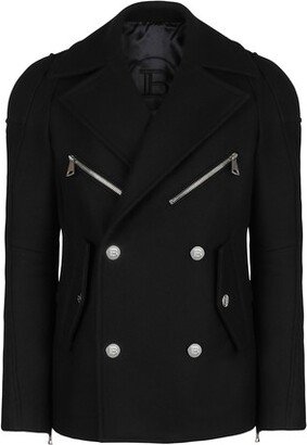 Short wool coat