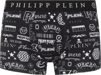 Logo-Print Cotton-Blend Boxer Briefs