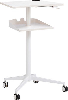 Safco Products 1944 VUM Pneumatic Height-Adjustable Stand-Up Mobile Workstation