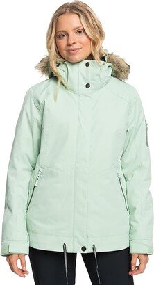 Meade Snow Jacket (Cameo Green) Women's Clothing
