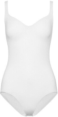 Formfitting Sleeveless V-Neck Bodysuit