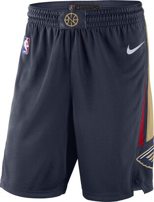 New Orleans Pelicans Icon Edition Men's NBA Swingman Shorts in Blue