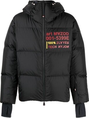 Mazod logo-print puffer jacket