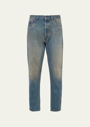 Men's Light Treated Denim Jeans