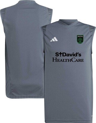 Men's Gray Austin Fc 2023 On-Field Sleeveless Training Jersey