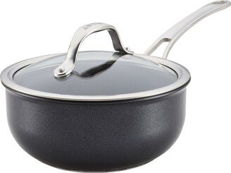 X Hybrid Nonstick Saucier Pan with Lid, 2.5-Quart