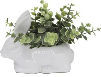 Eucalyptus in Ceramic Bunny