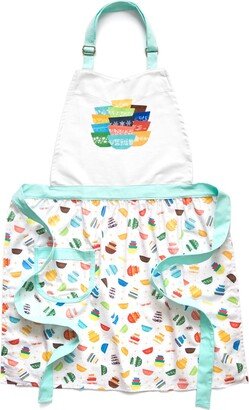 Pyrex Sparkle Cotton Apron With Pocket & Adjustable Neckband