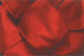 Red Wired Taffeta Ribbon