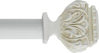 Peony Adjustable Single Curtain Rod 72