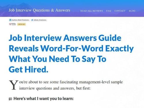 Job-Interview-Answers.com Promo Codes & Coupons