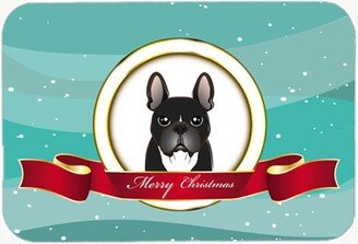 BB1537LCB French Bulldog Merry Christmas Glass Cutting Board