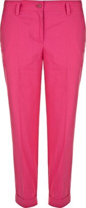 Cropped Tailored Trousers-BX