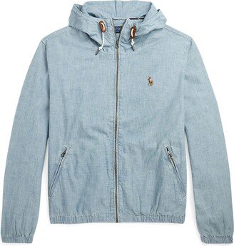 Colt Hood Wb-unlined-windbreaker Denim Outerwear Blue