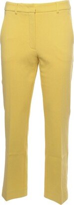 Straight Leg Cropped Trousers-AD